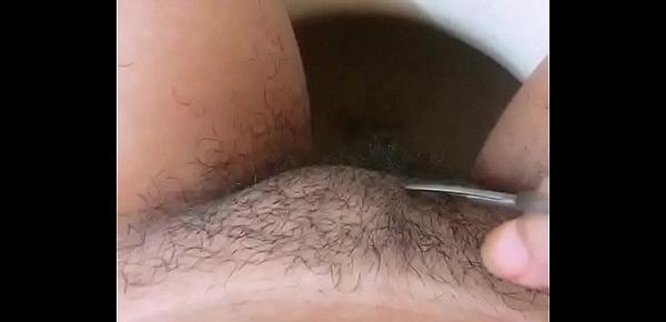  hotwife hairy pussy cleaning